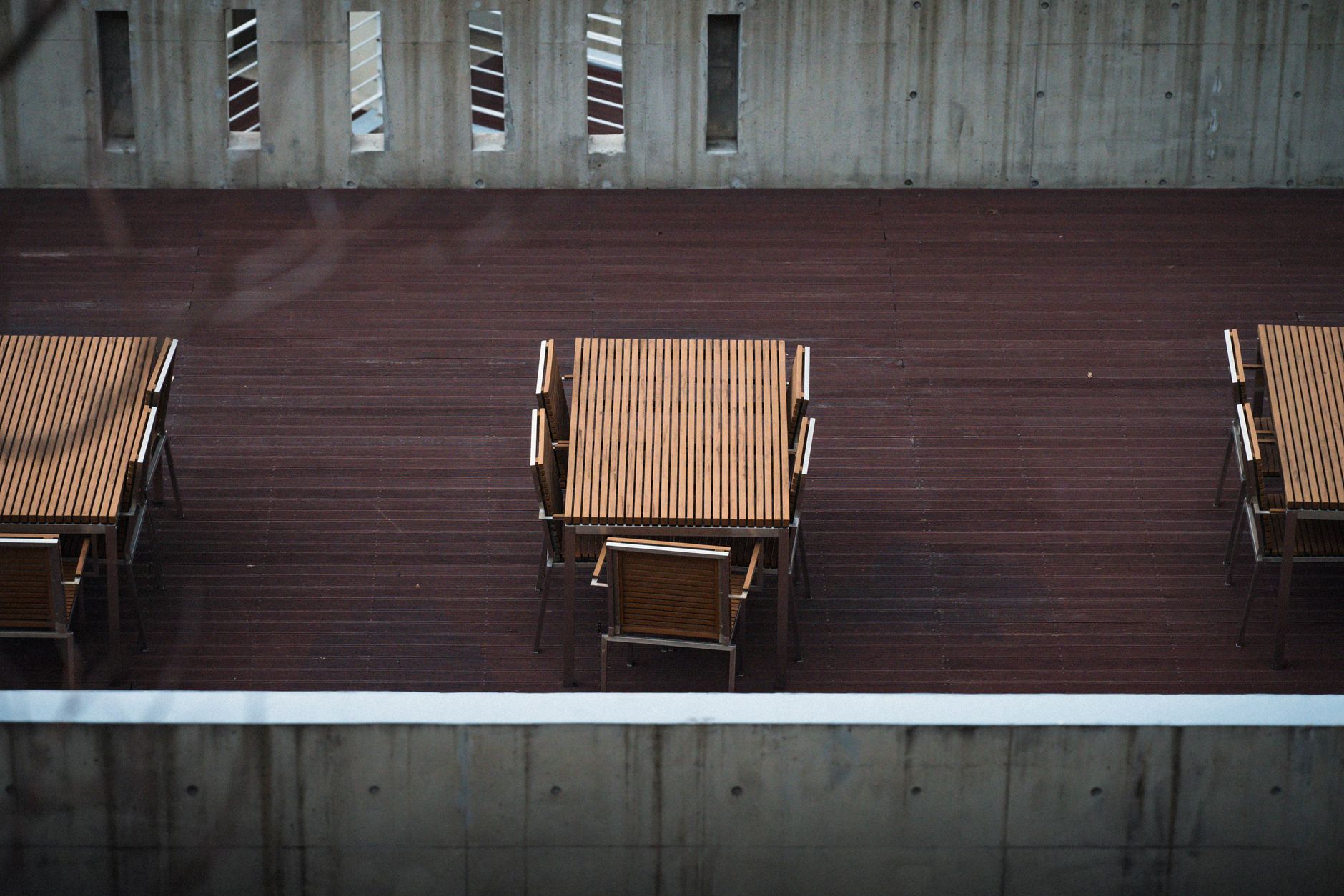 terrasse béton désactivé