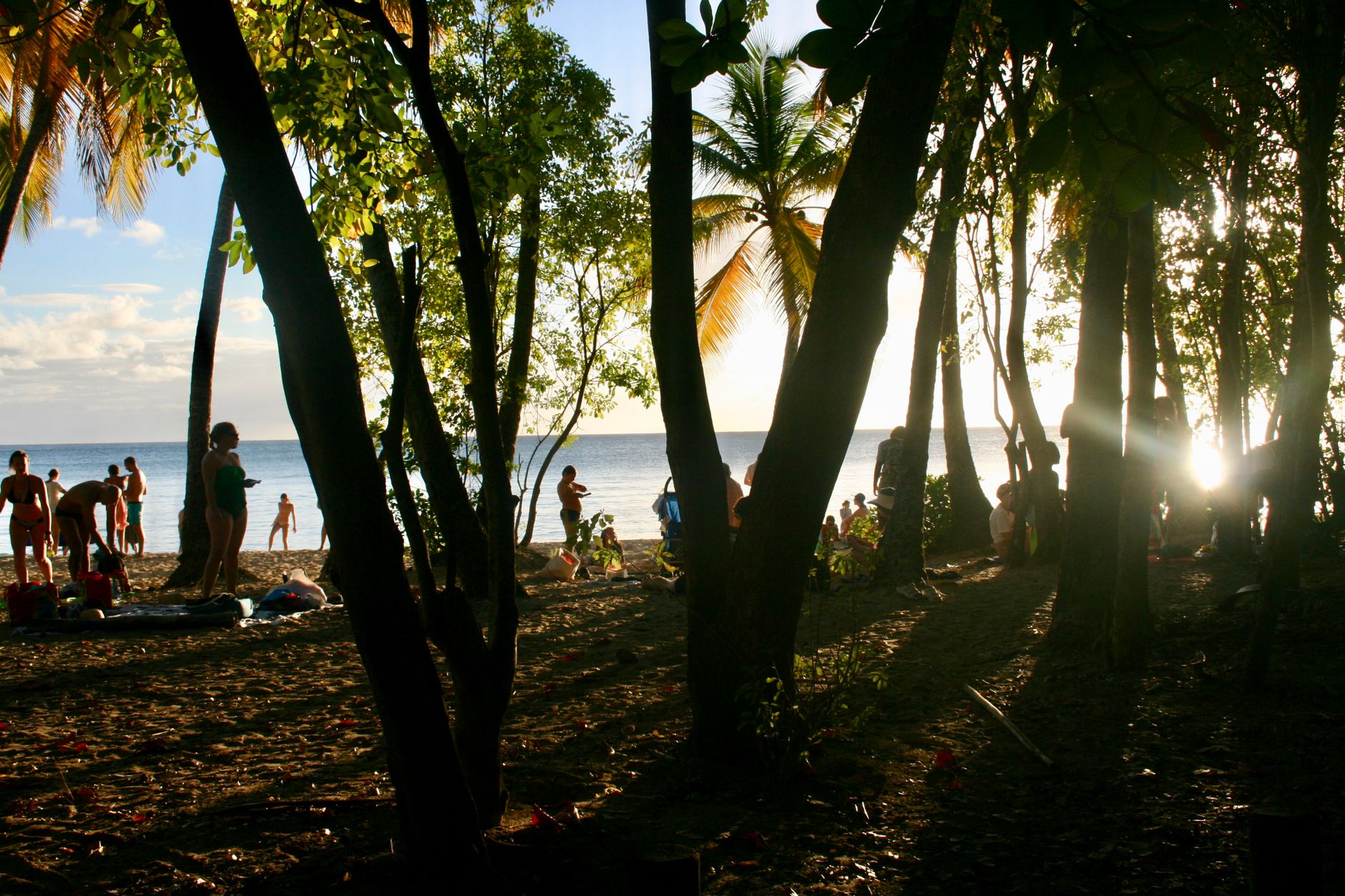 plage Martinique horloge